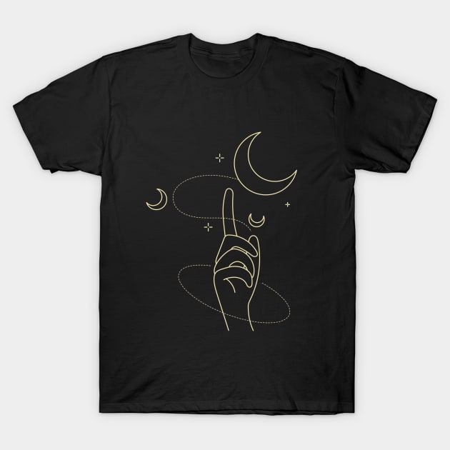 Moon T-Shirt by TF Creative Studio